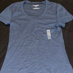 NWT Old Navy Blue V-Neck T-Shirt women’s small